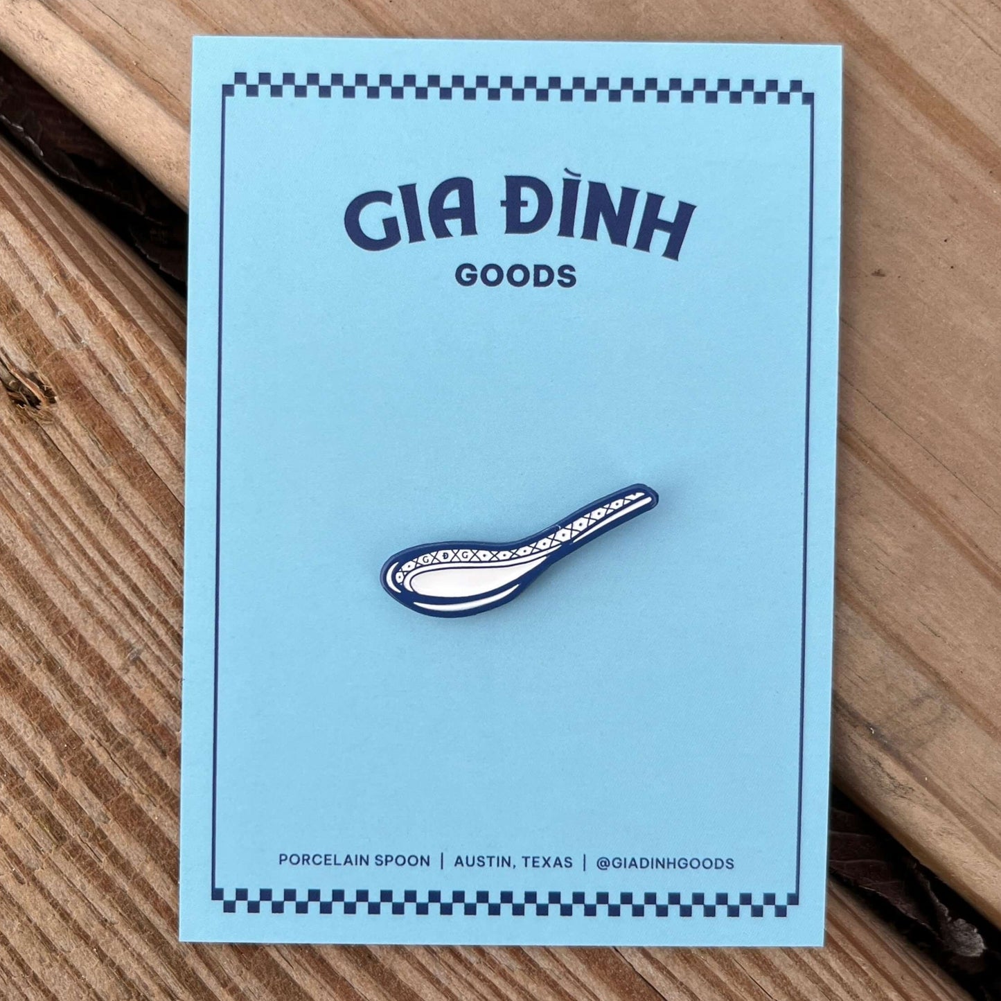 SOUP SPOON ENAMEL PIN