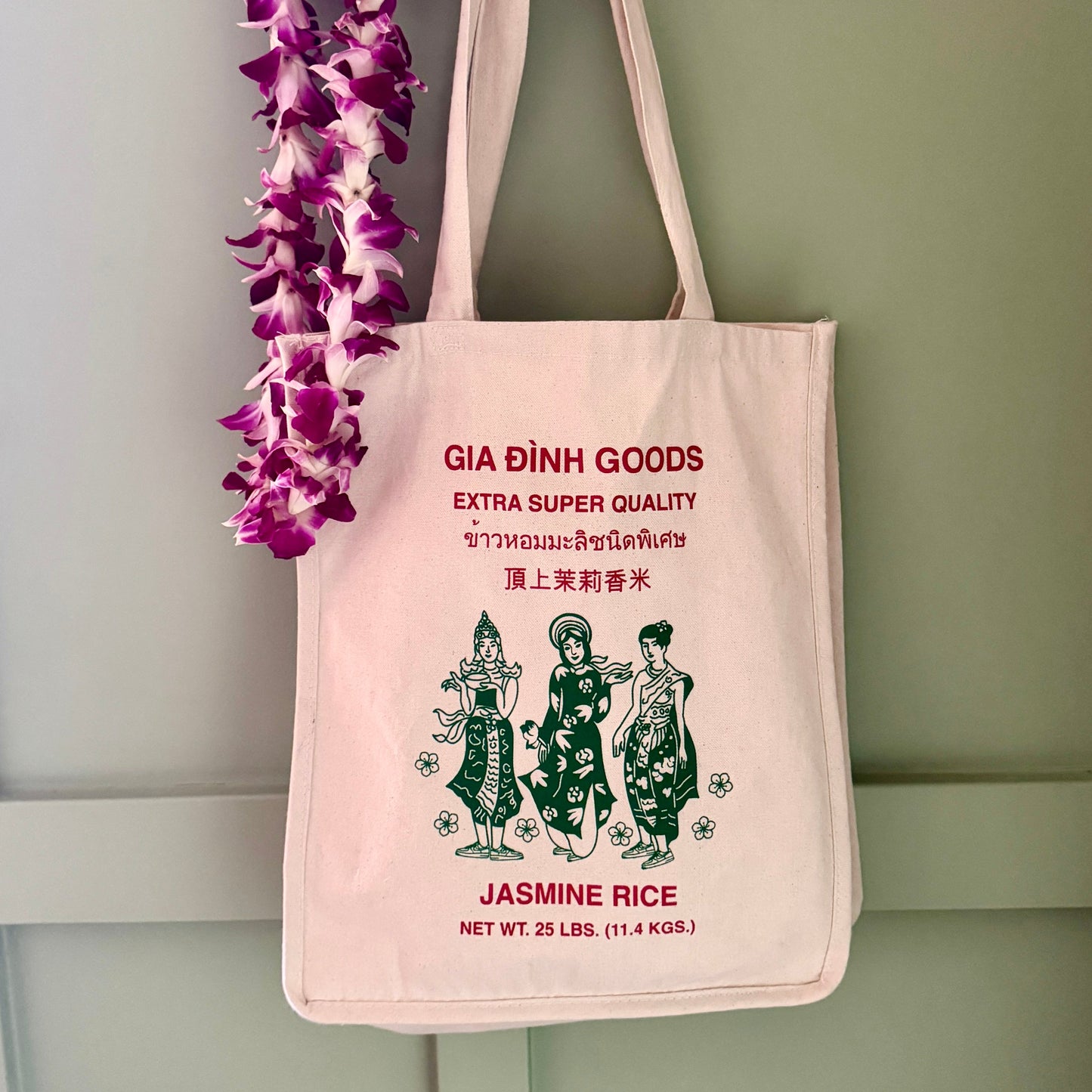 JASMINE RICE TOTE BAG