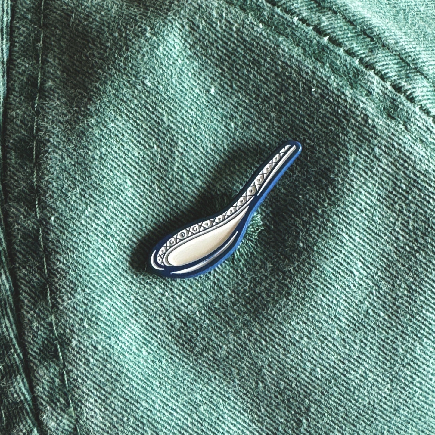 SOUP SPOON ENAMEL PIN