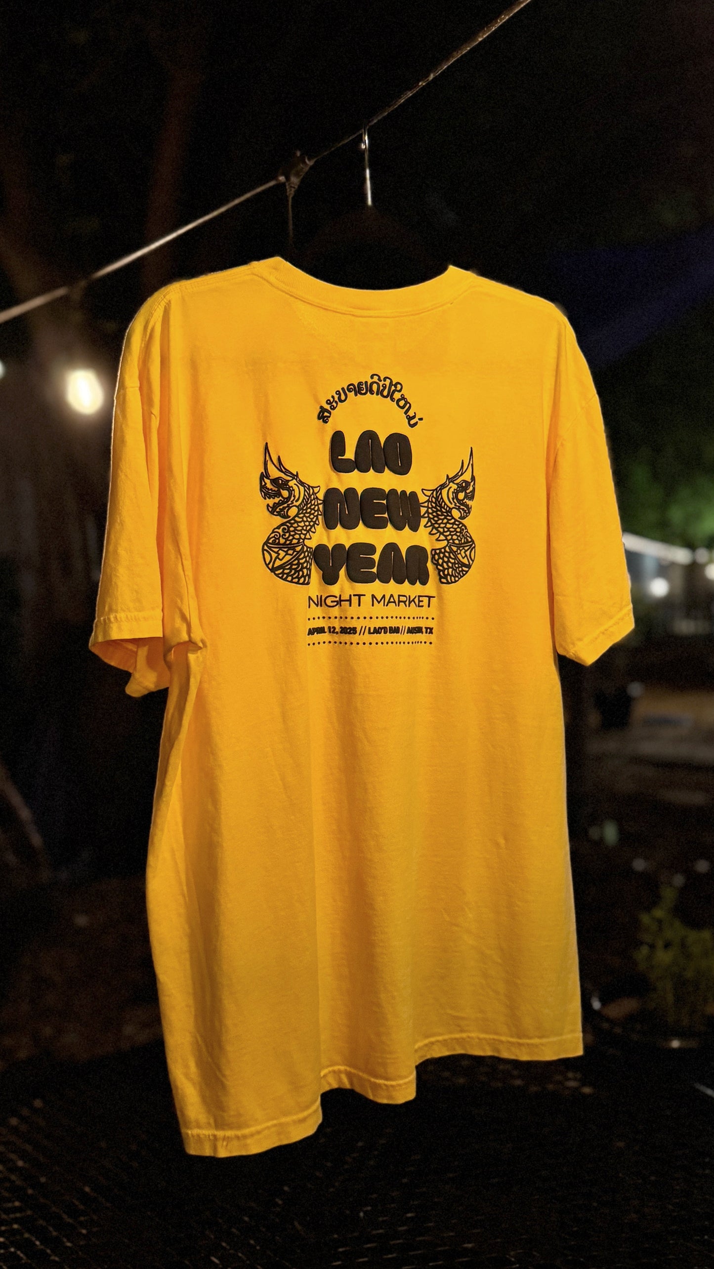 Lao New Year Night Market T-Shirt
