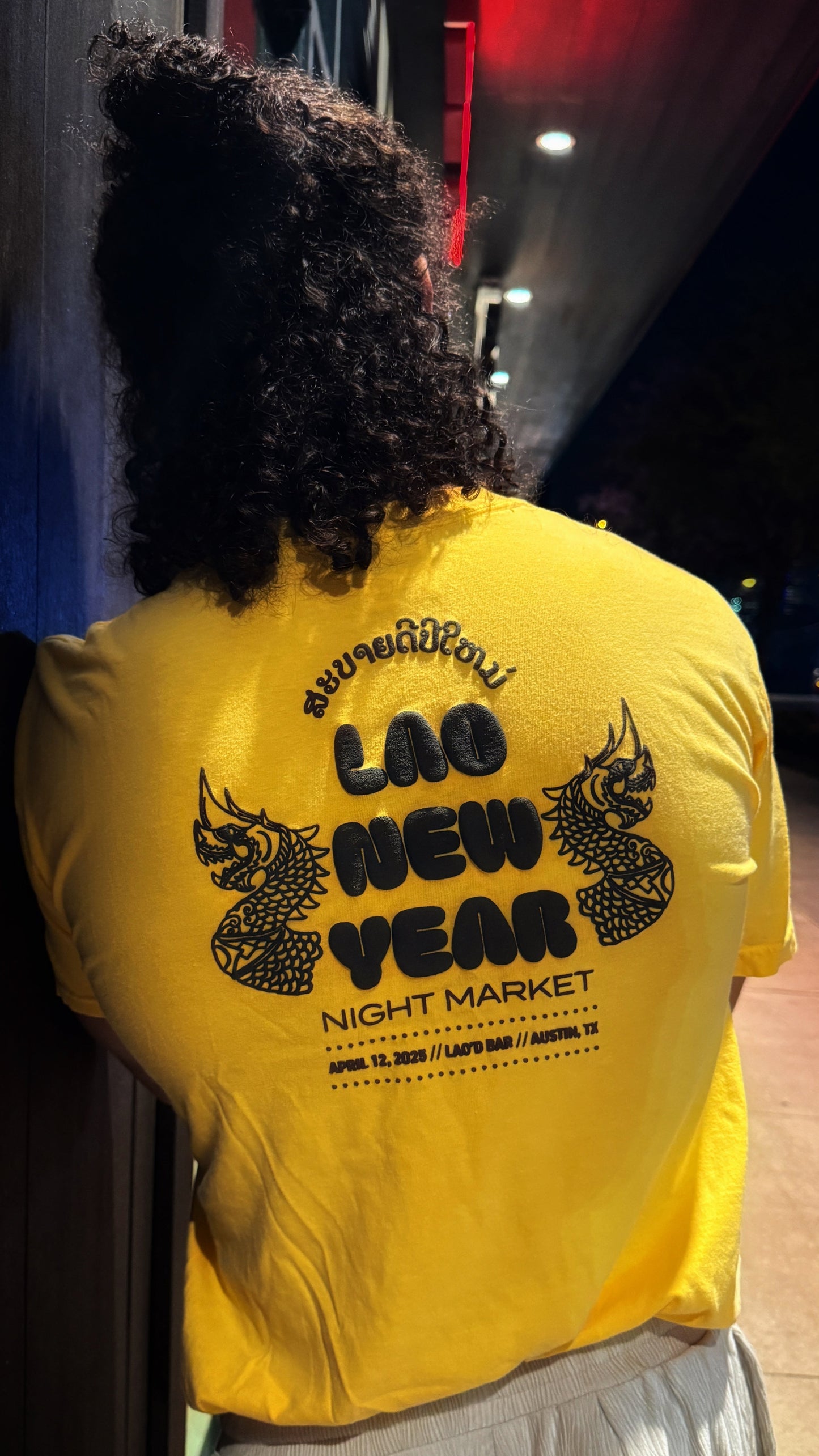 Lao New Year Night Market T-Shirt