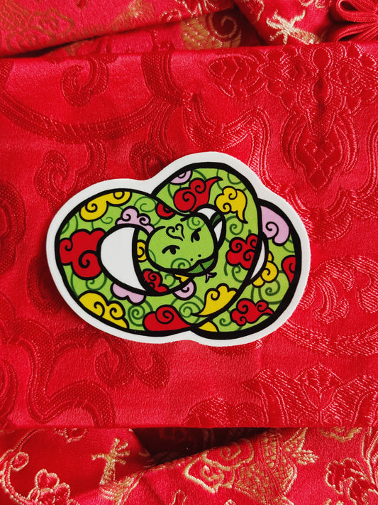 LNY Cloud Snake Sticker